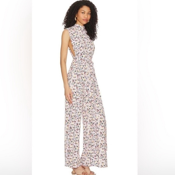 Free People Vibe Check One Piece In Ditzy Shell - Picture 4 of 7